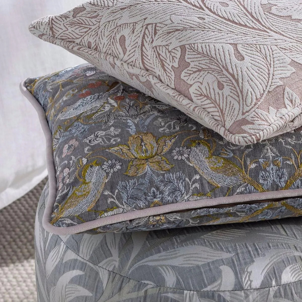 Willow Boughs Jacquard Fabric - Clarke & Clarke