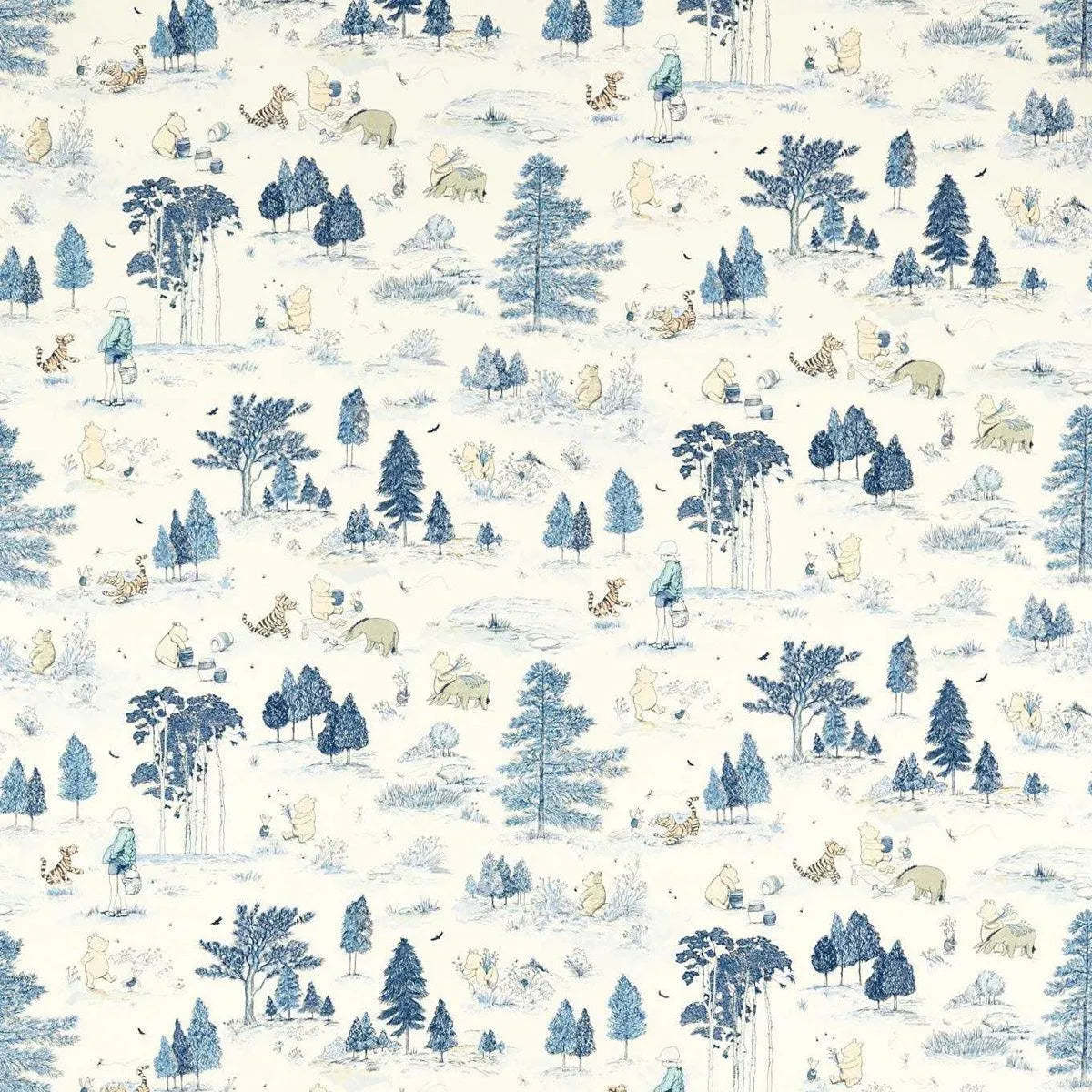 Winnie The Pooh Fabric - Sanderson X Disney