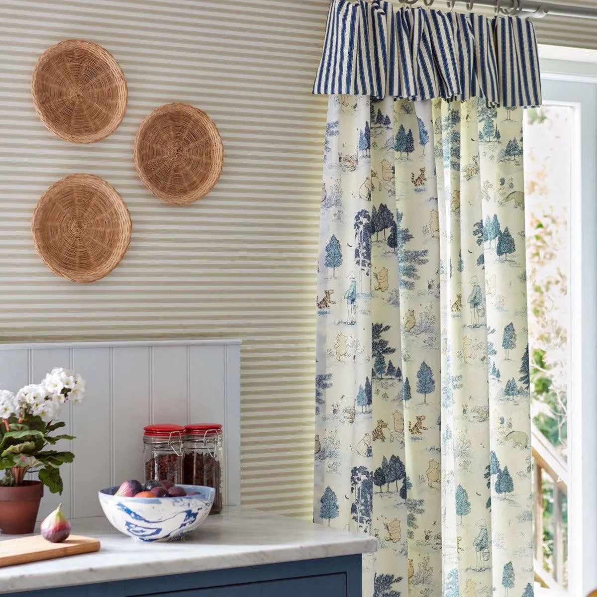 Winnie The Pooh Fabric - Sanderson X Disney