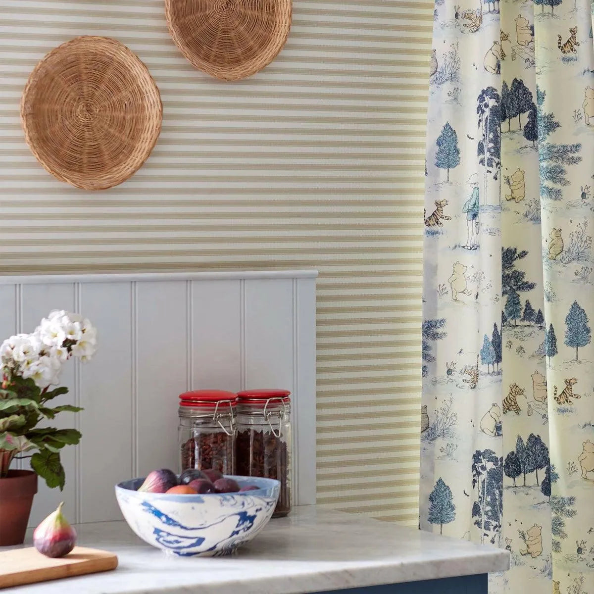 Winnie The Pooh Fabric - Sanderson X Disney