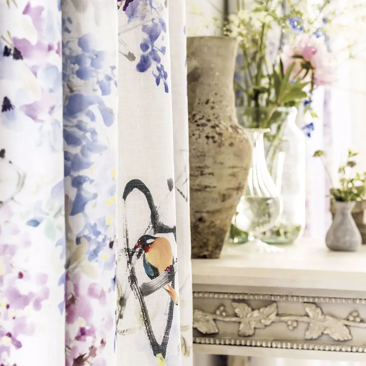 Wisteria Falls Fabric - Sanderson