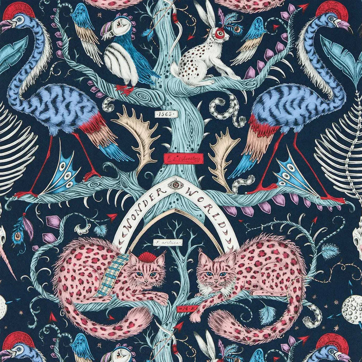 Wonder World Wallpaper - Clarke & Clarke X Emma Shipley