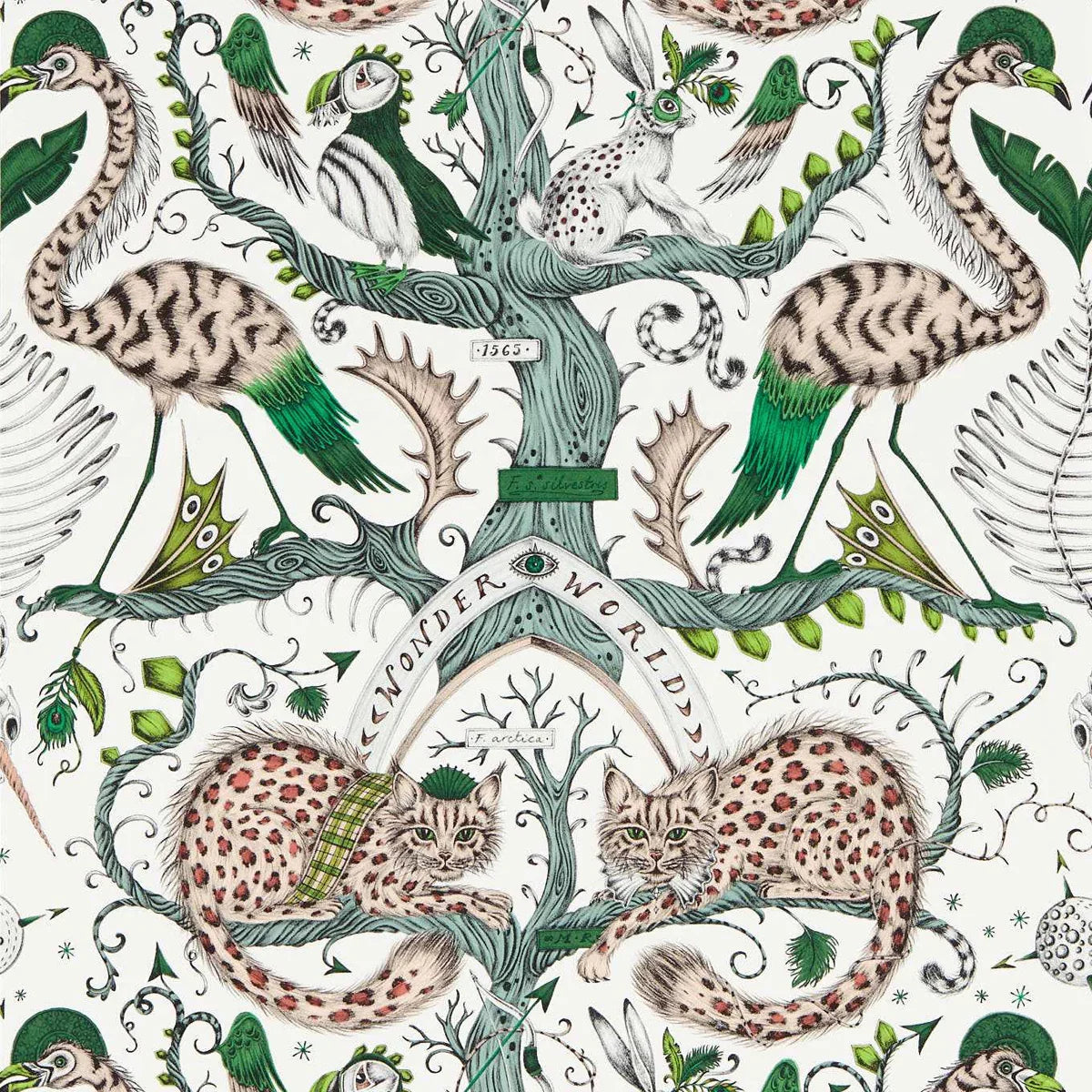 Wonder World Wallpaper - Clarke & Clarke X Emma Shipley
