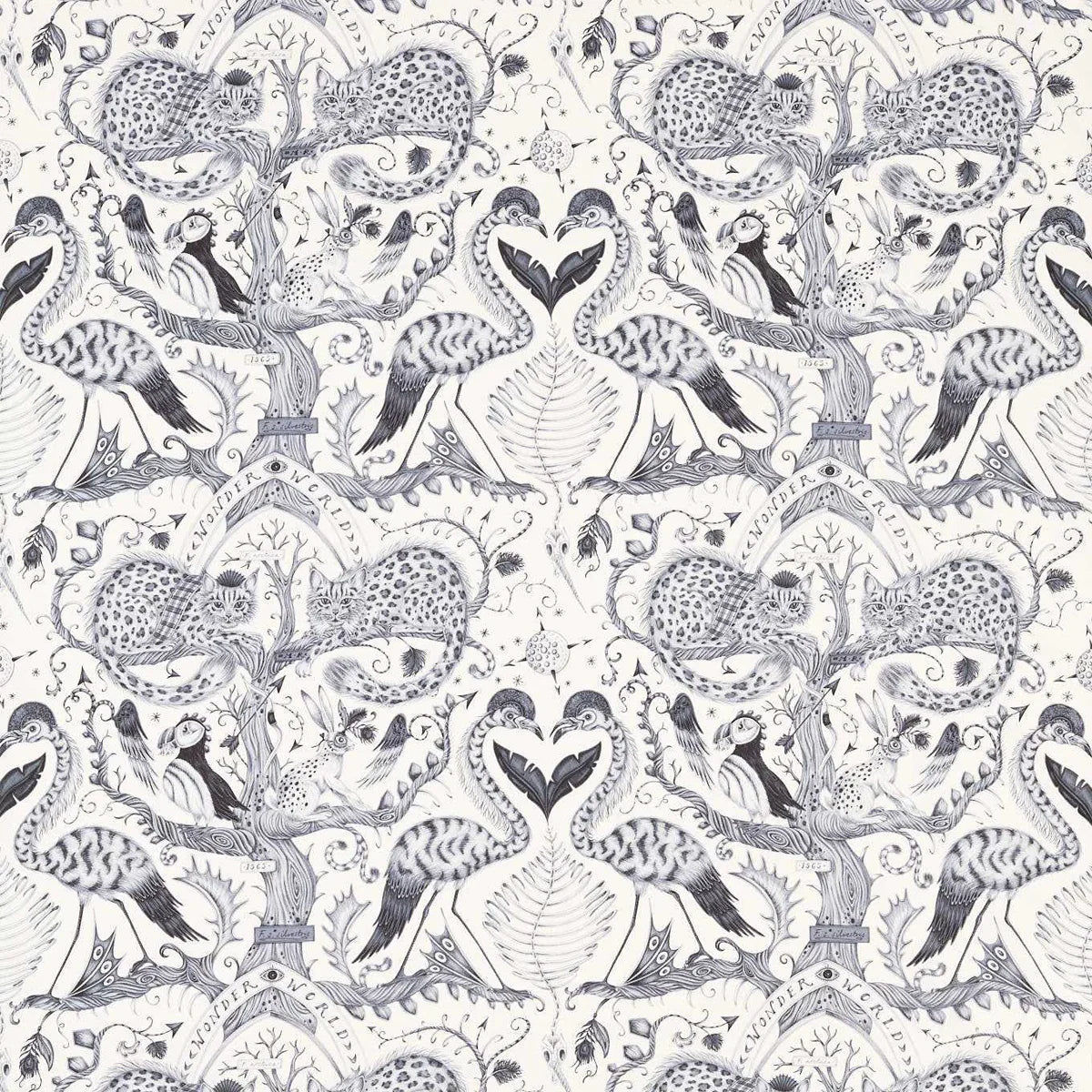 Wonder World Fabric - Clarke & Clarke X Emma Shipley