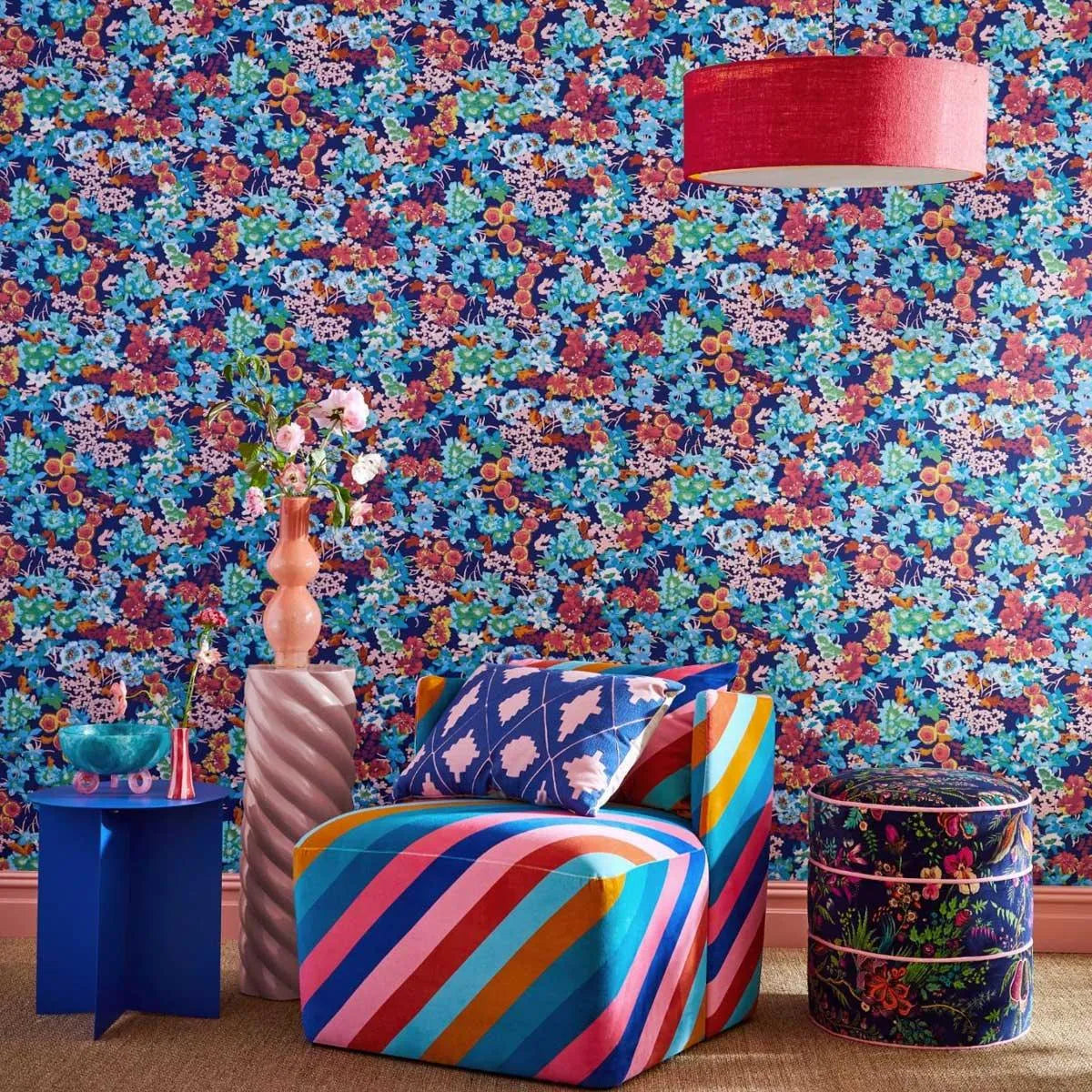 Wonderland Floral Fabric - Harlequin X Sophie Robinson
