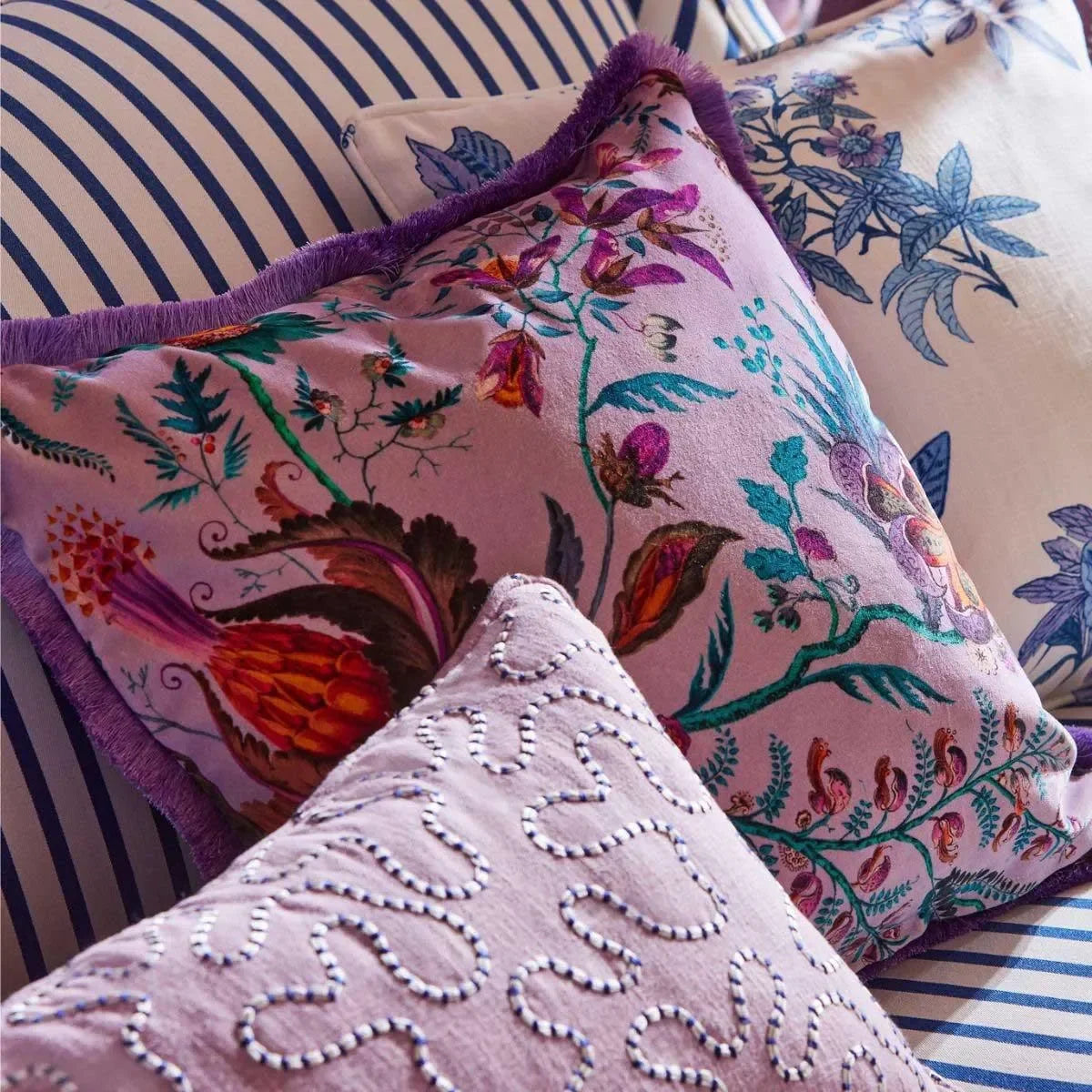 Wonderland Floral Fabric - Harlequin X Sophie Robinson