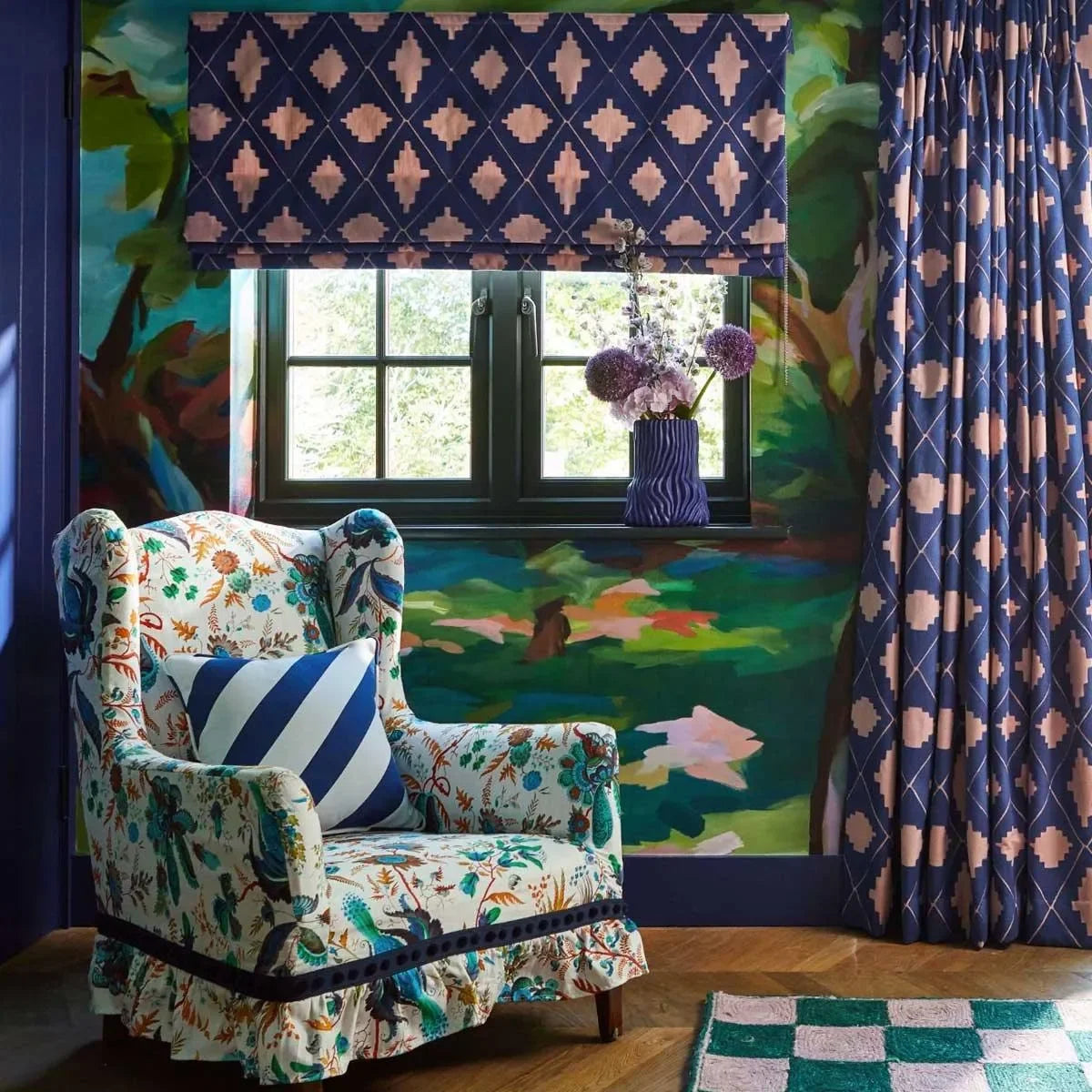 Wonderland Floral Fabric - Harlequin X Sophie Robinson