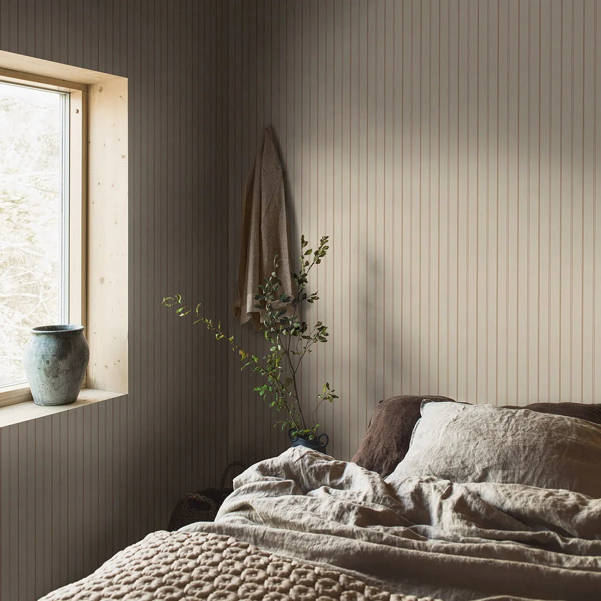 Woodland Stripe Wallpaper - Borastapeter