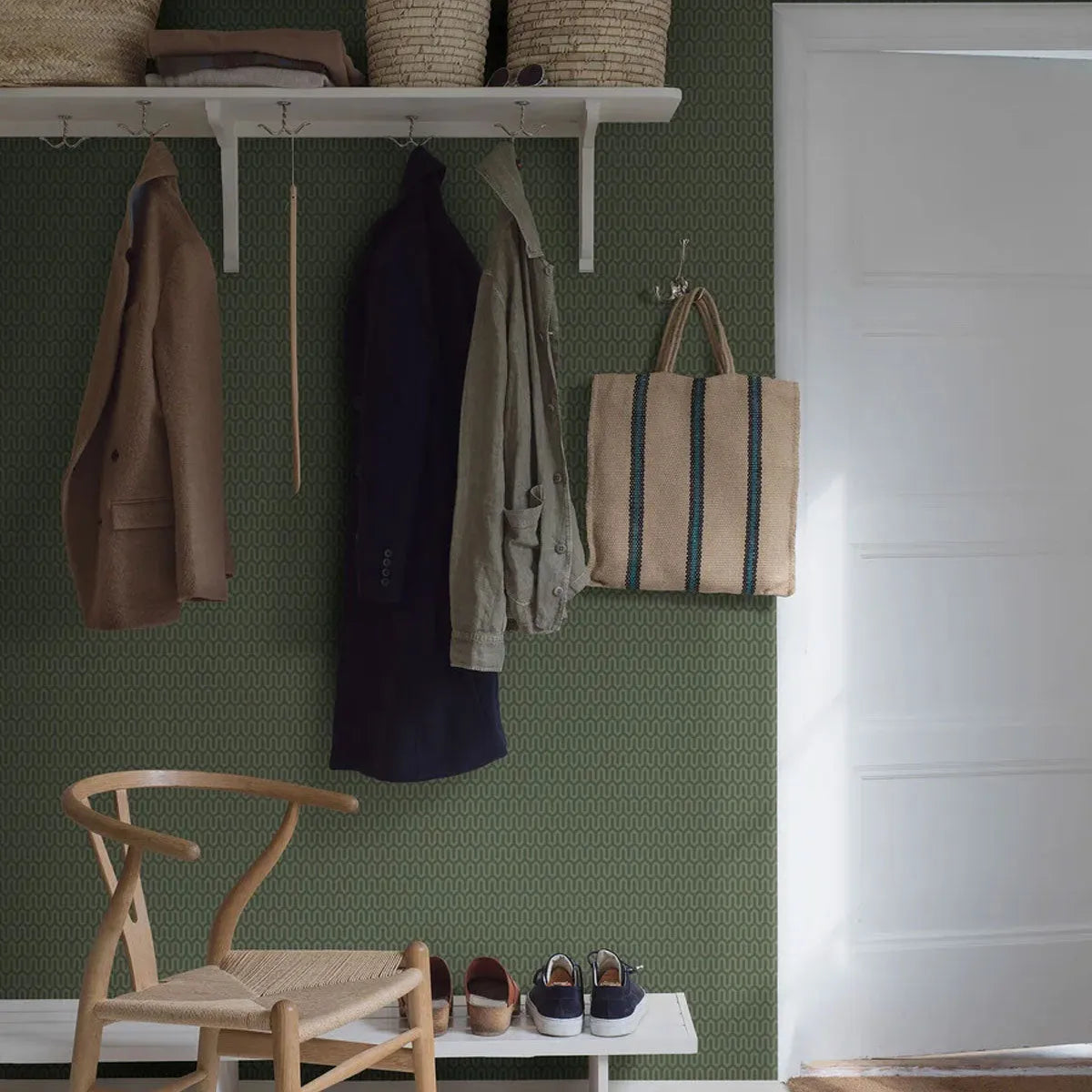 Arne Jacobsen Ypsilon Wallpaper - Borastapeter