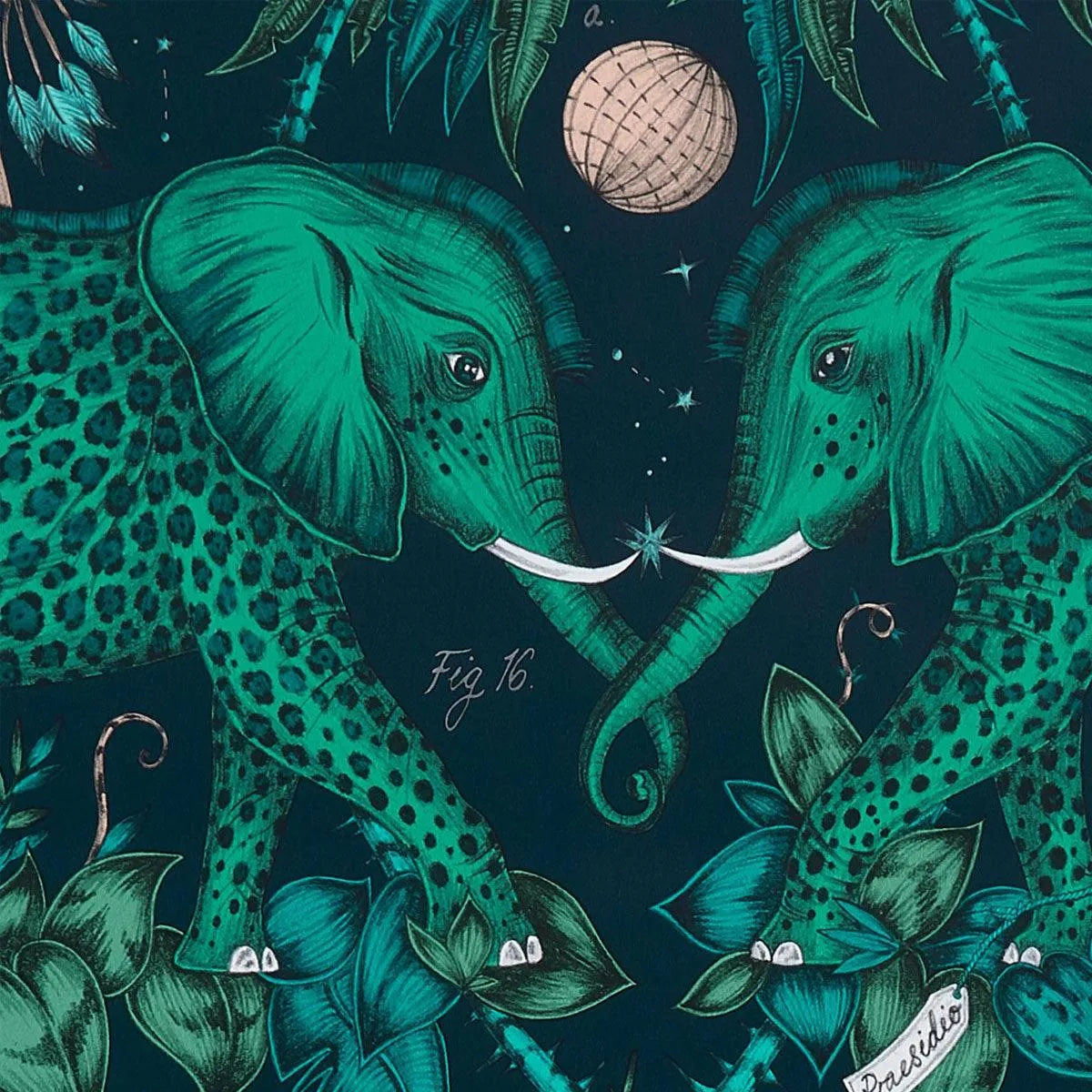 Zambezi Wallpaper - Clarke & Clarke X Emma Shipley