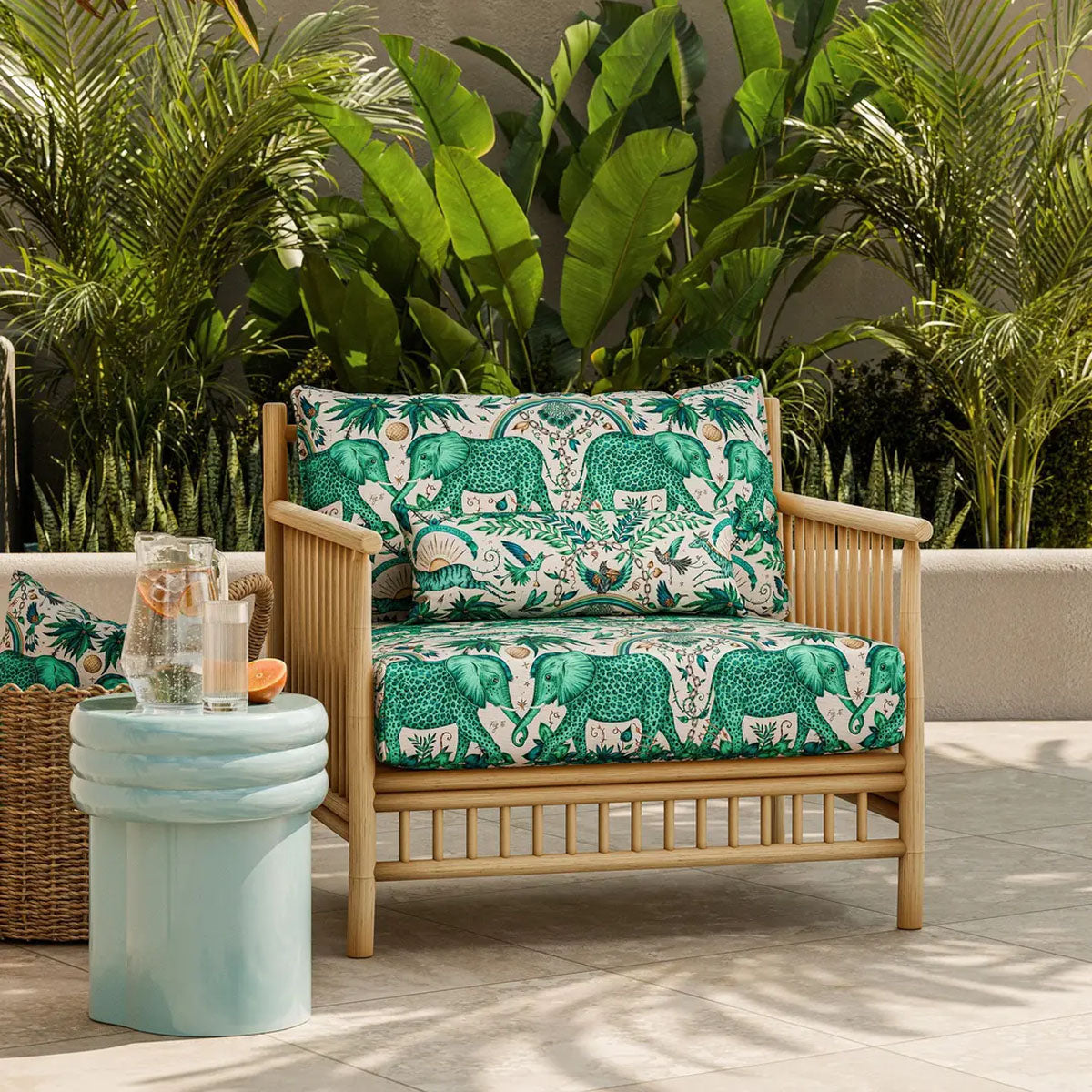 Zambezi Indoor Outdoor Fabric - Clarke & Clarke X Emma Shipley