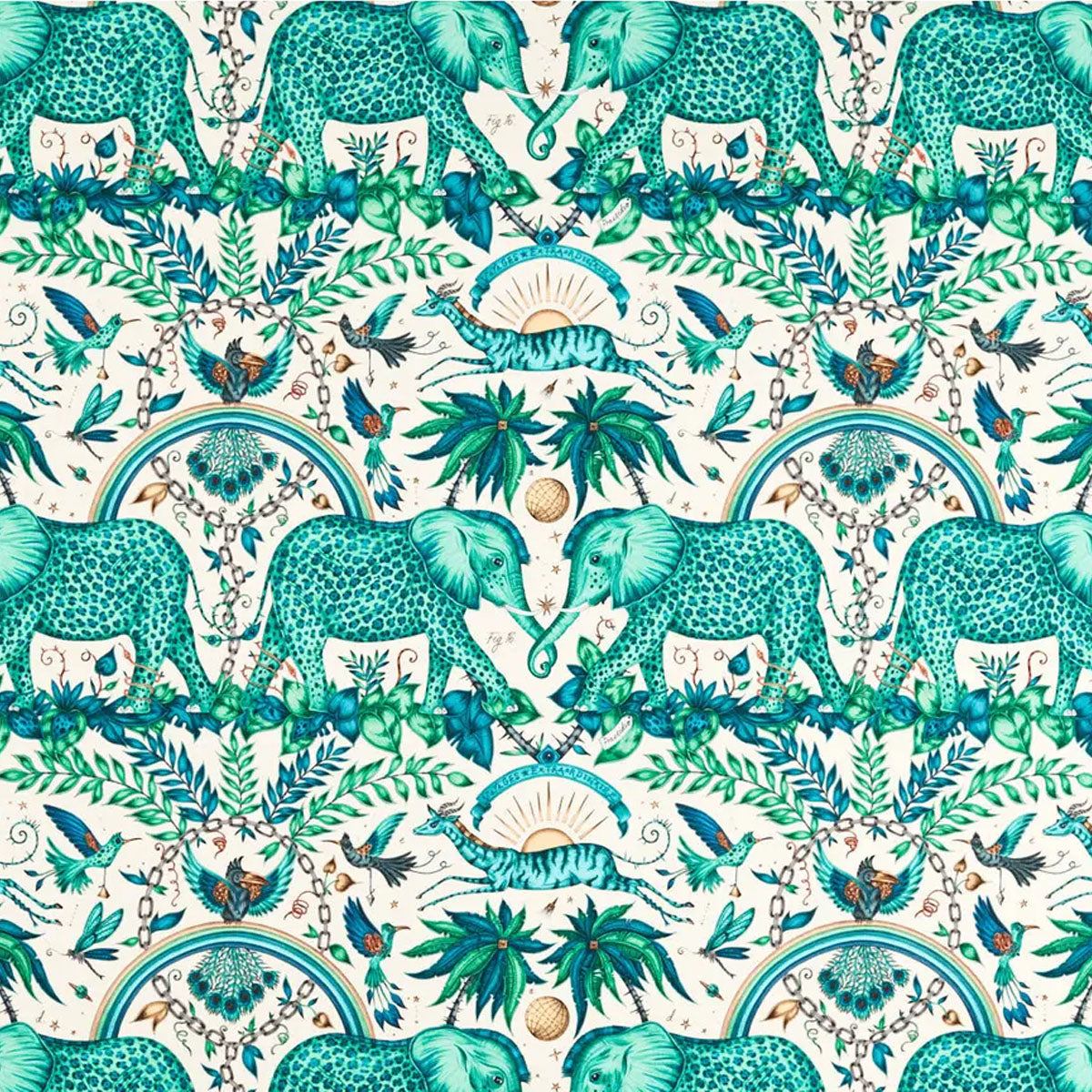Zambezi Indoor Outdoor Fabric - Clarke & Clarke X Emma Shipley