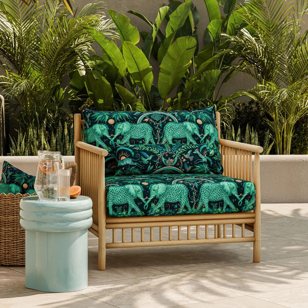 Zambezi Indoor Outdoor Fabric - Clarke & Clarke X Emma Shipley