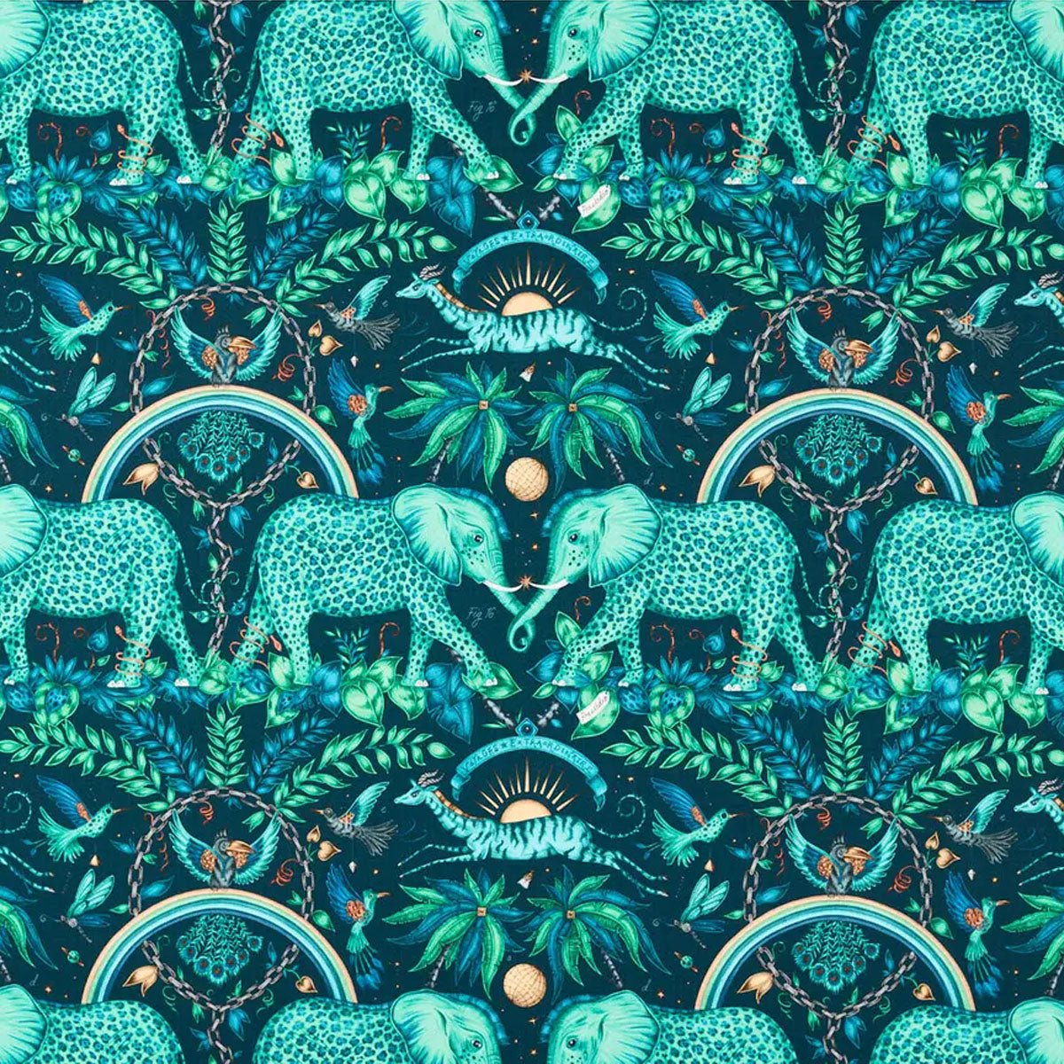 Zambezi Indoor Outdoor Fabric - Clarke & Clarke X Emma Shipley