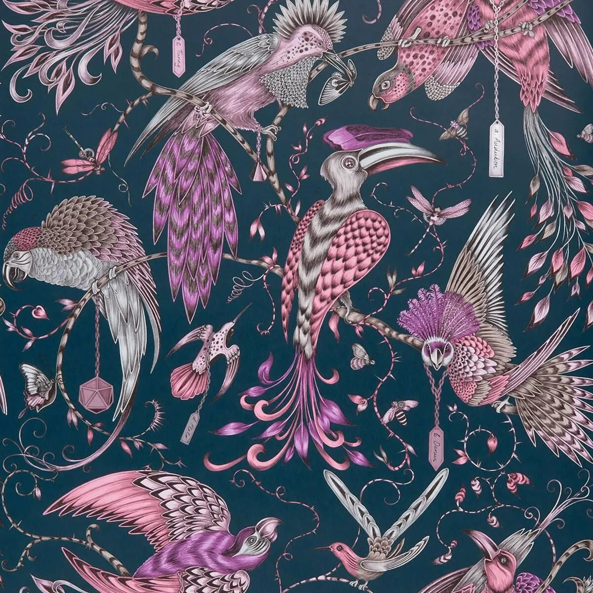 Audubon Wallpaper - Clarke & Clarke X Emma Shipley