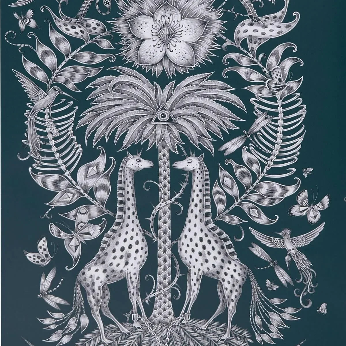 Kruger Wallpaper - Clarke & Clarke X Emma Shipley
