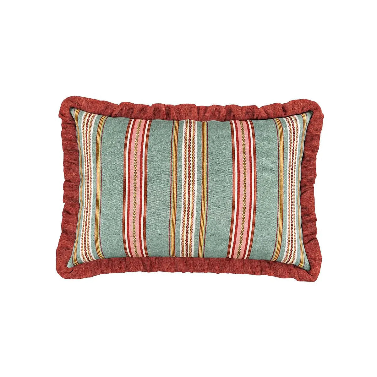 Sanderson Enys Garden Blush & Jade Cushion