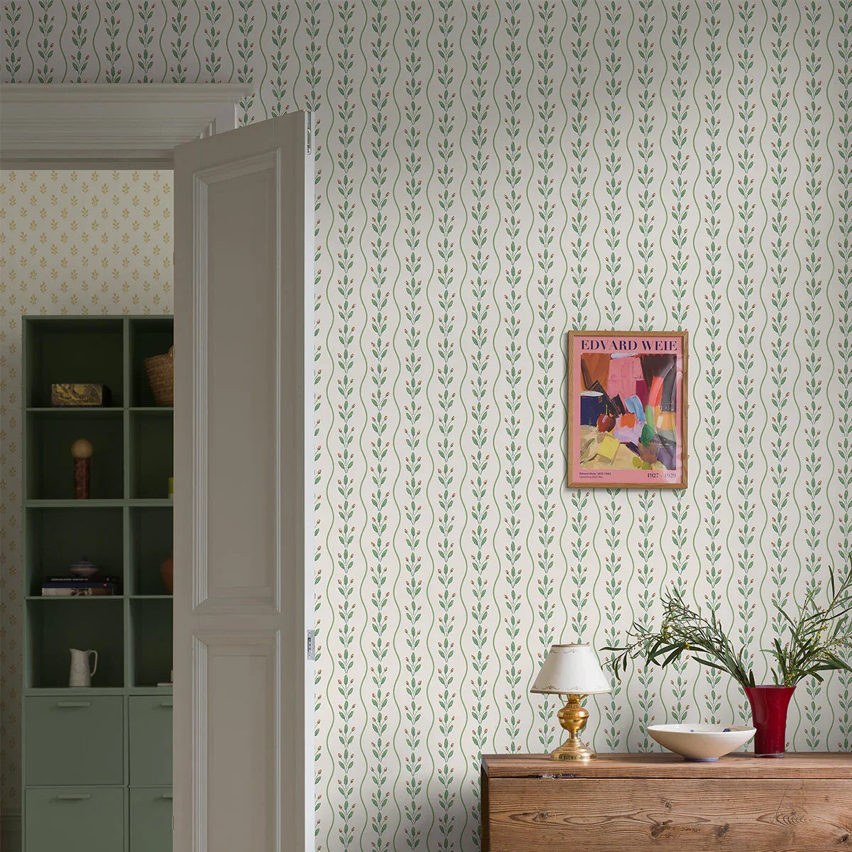 Flower Buds Wallpaper - Borastapeter