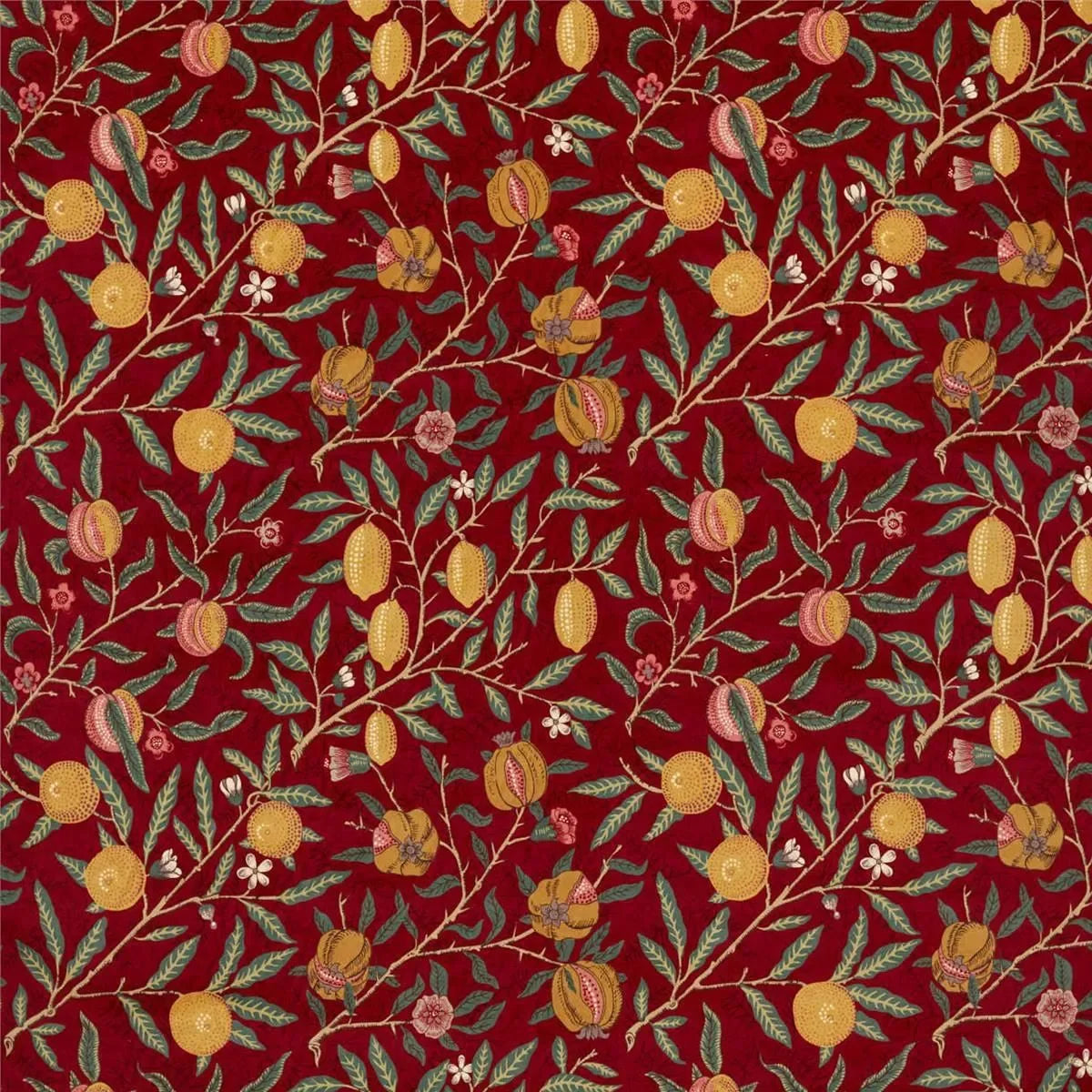 Fruit Velvet Fabric - Morris & Co
