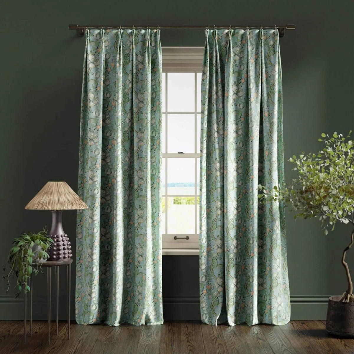 Golden Lily Fabric - Clarke & Clarke