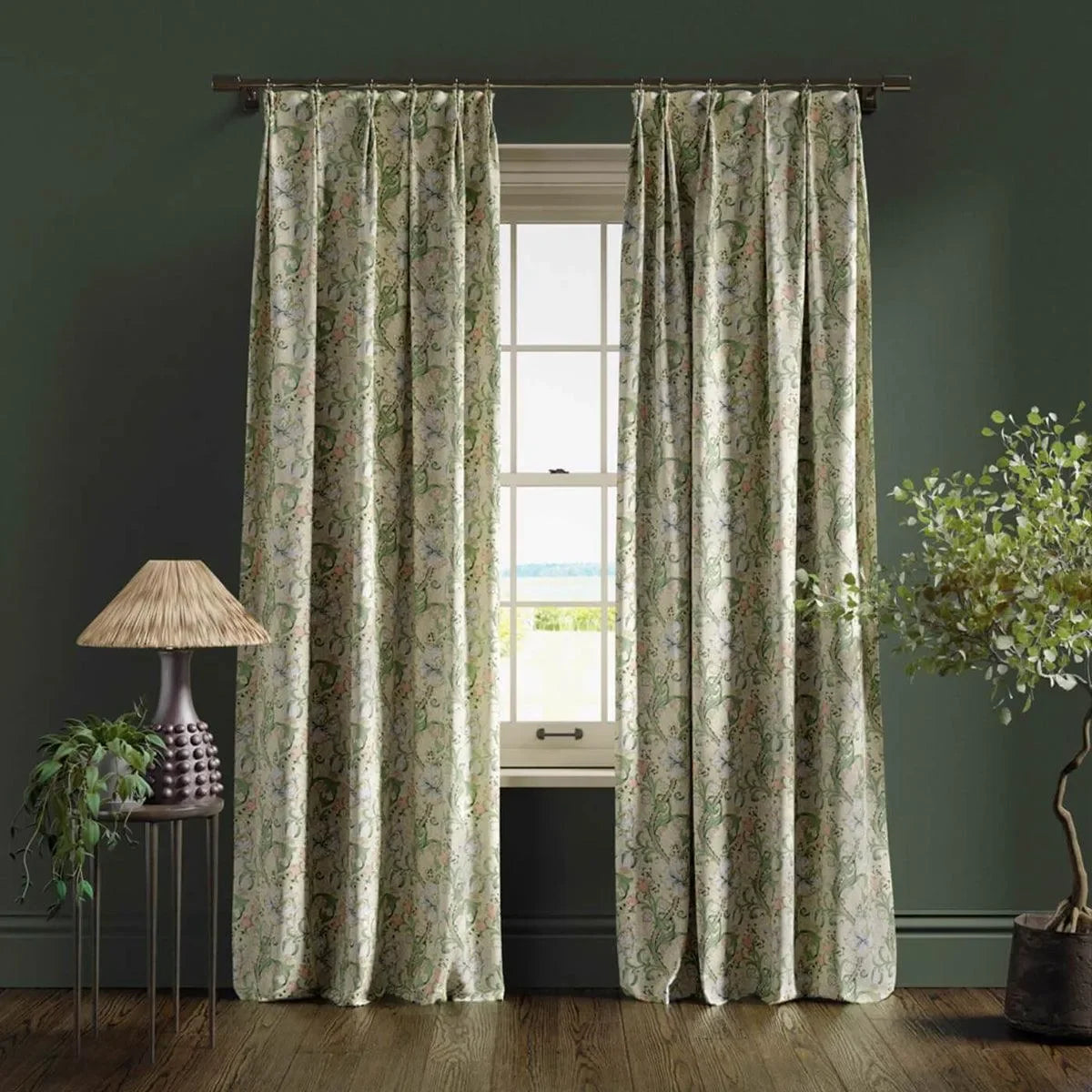 Golden Lily Fabric - Clarke & Clarke