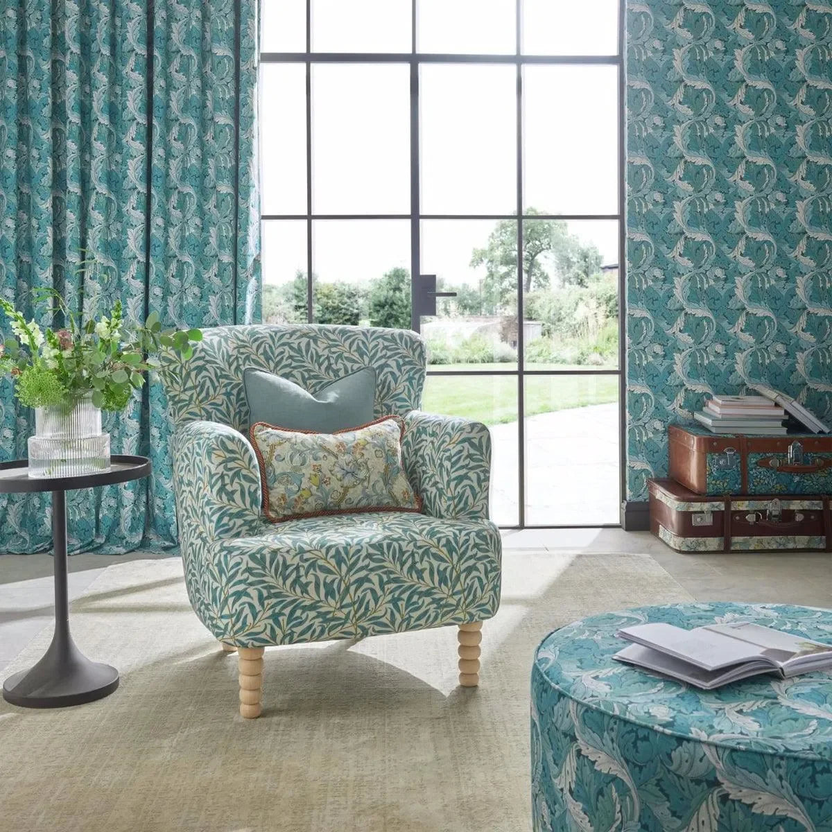 Golden Lily Fabric - Clarke & Clarke