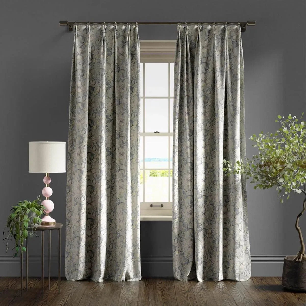 Golden Lily Fabric - Clarke & Clarke