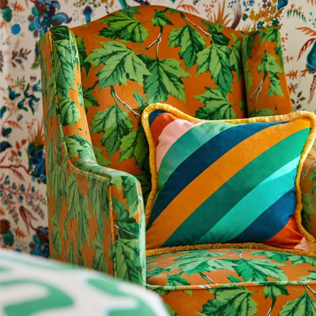 Dappled Leaf Fabric - Harlequin X Sophie Robinson