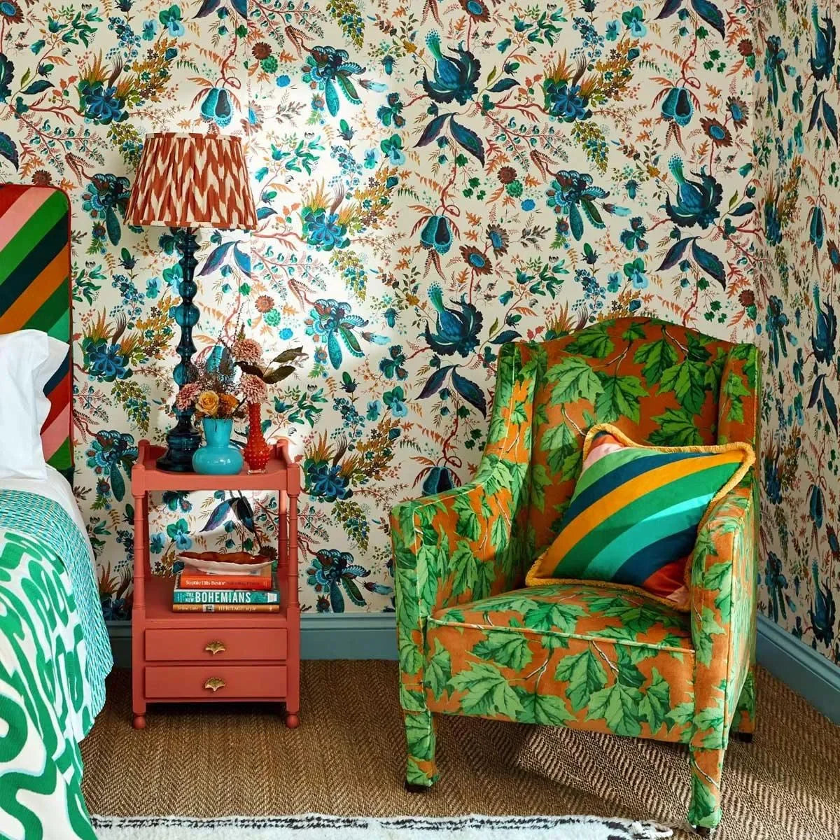 Dappled Leaf Fabric - Harlequin X Sophie Robinson