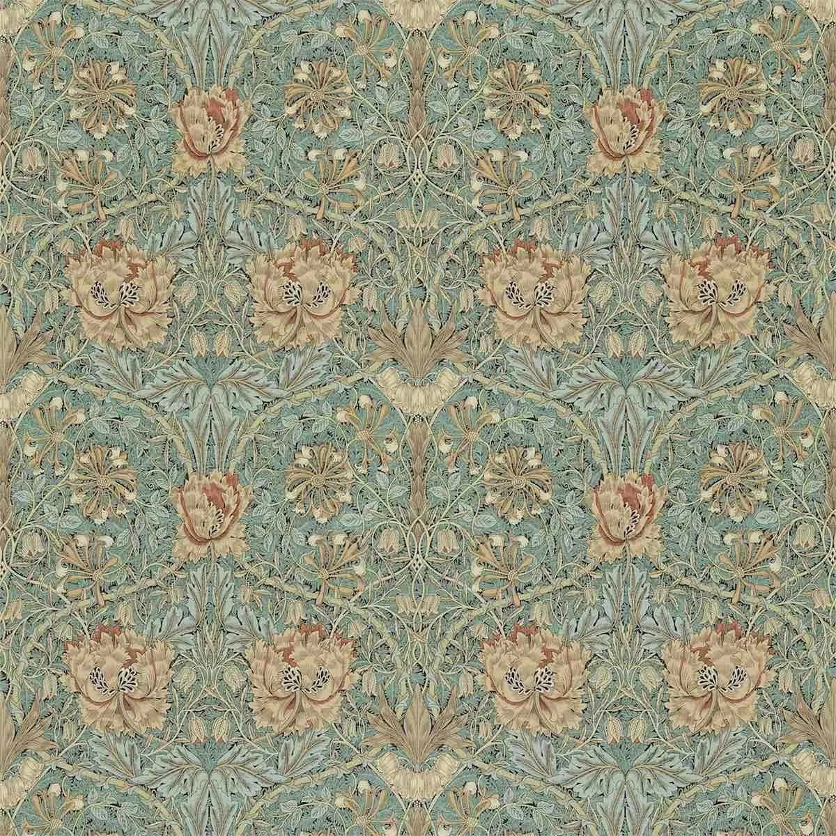 Honeysuckle & Tulip Fabric - Morris & Co