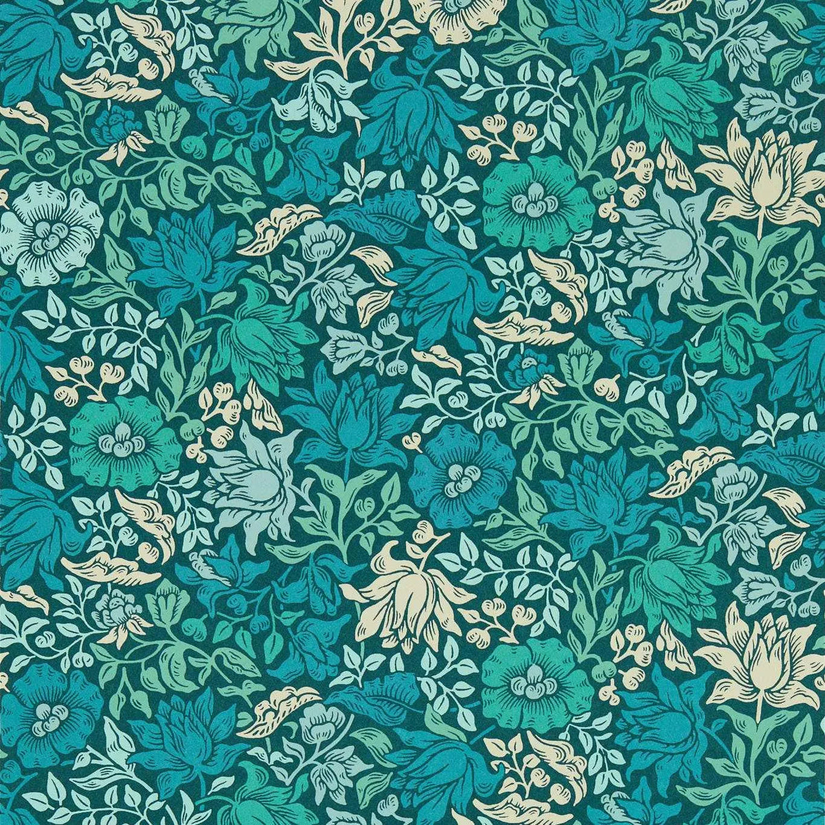 Mallow Wallpaper - Clarke & Clarke