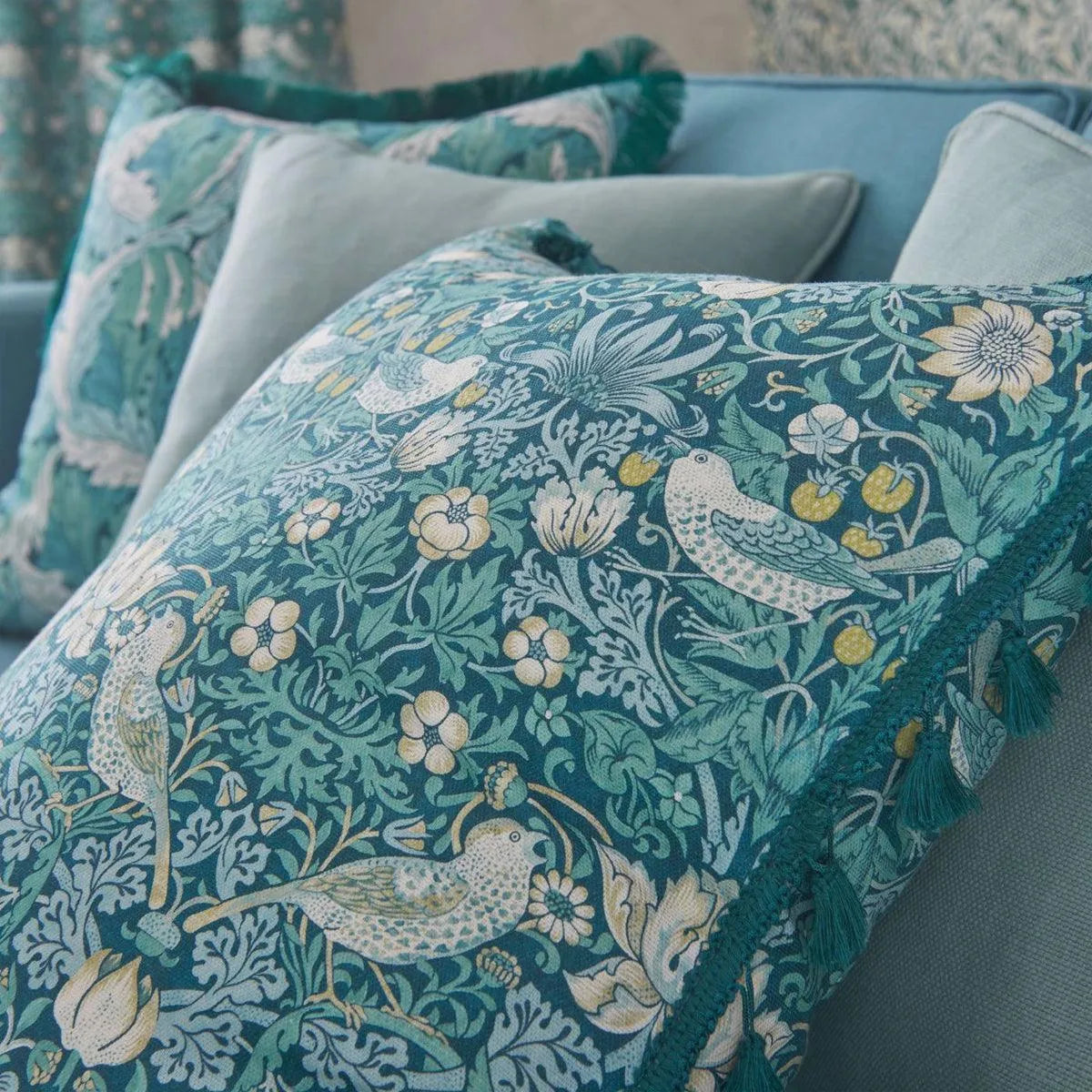 Strawberry Thief Fabric - Clarke & Clarke