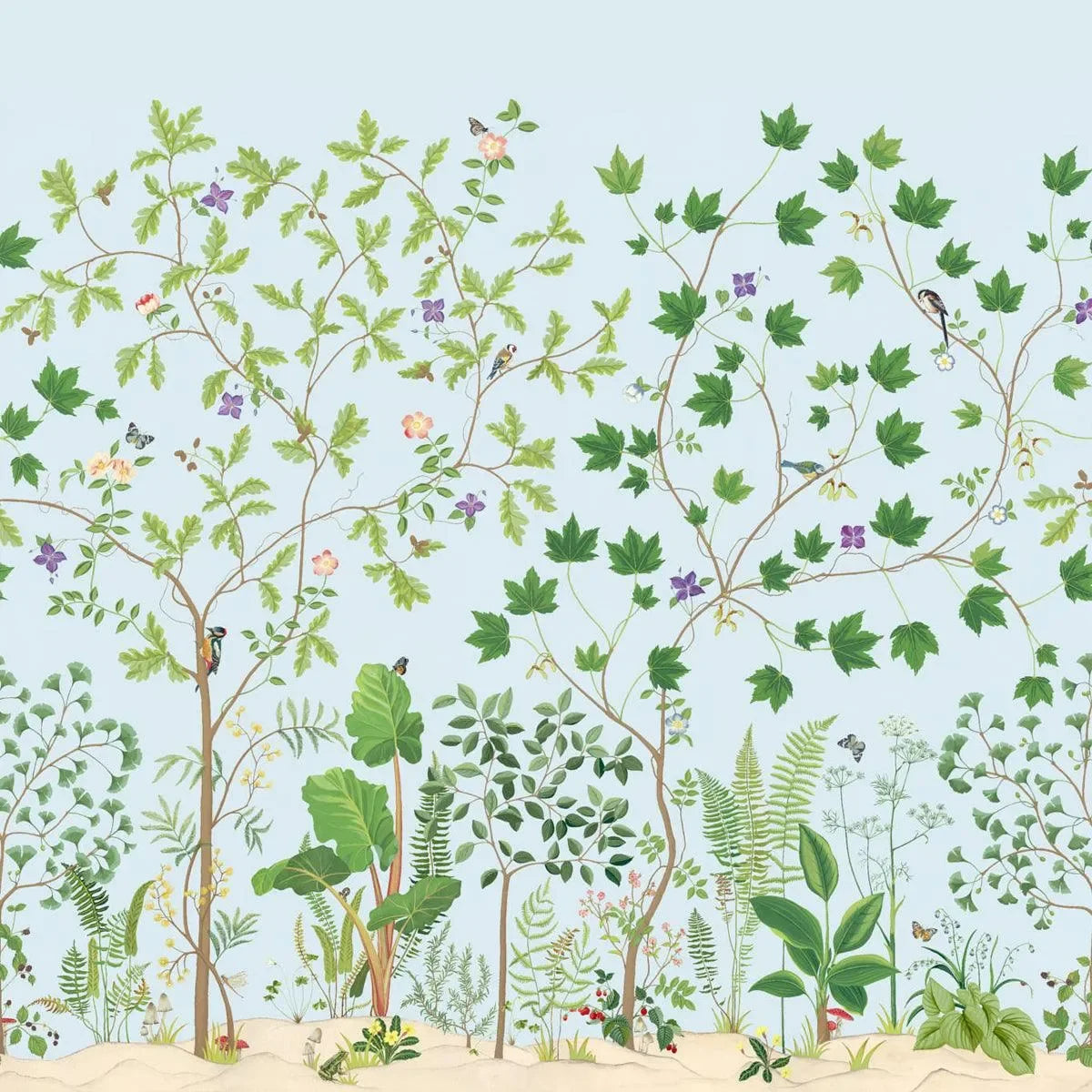 Sycamore and Oak Wallpaper - Sanderson