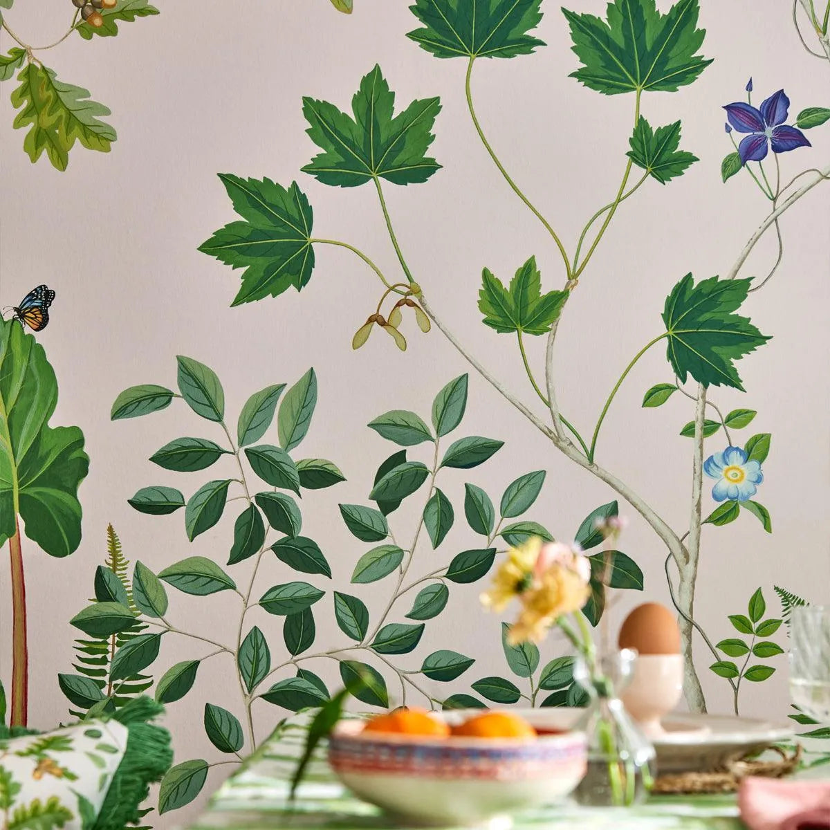 Sycamore and Oak Wallpaper - Sanderson