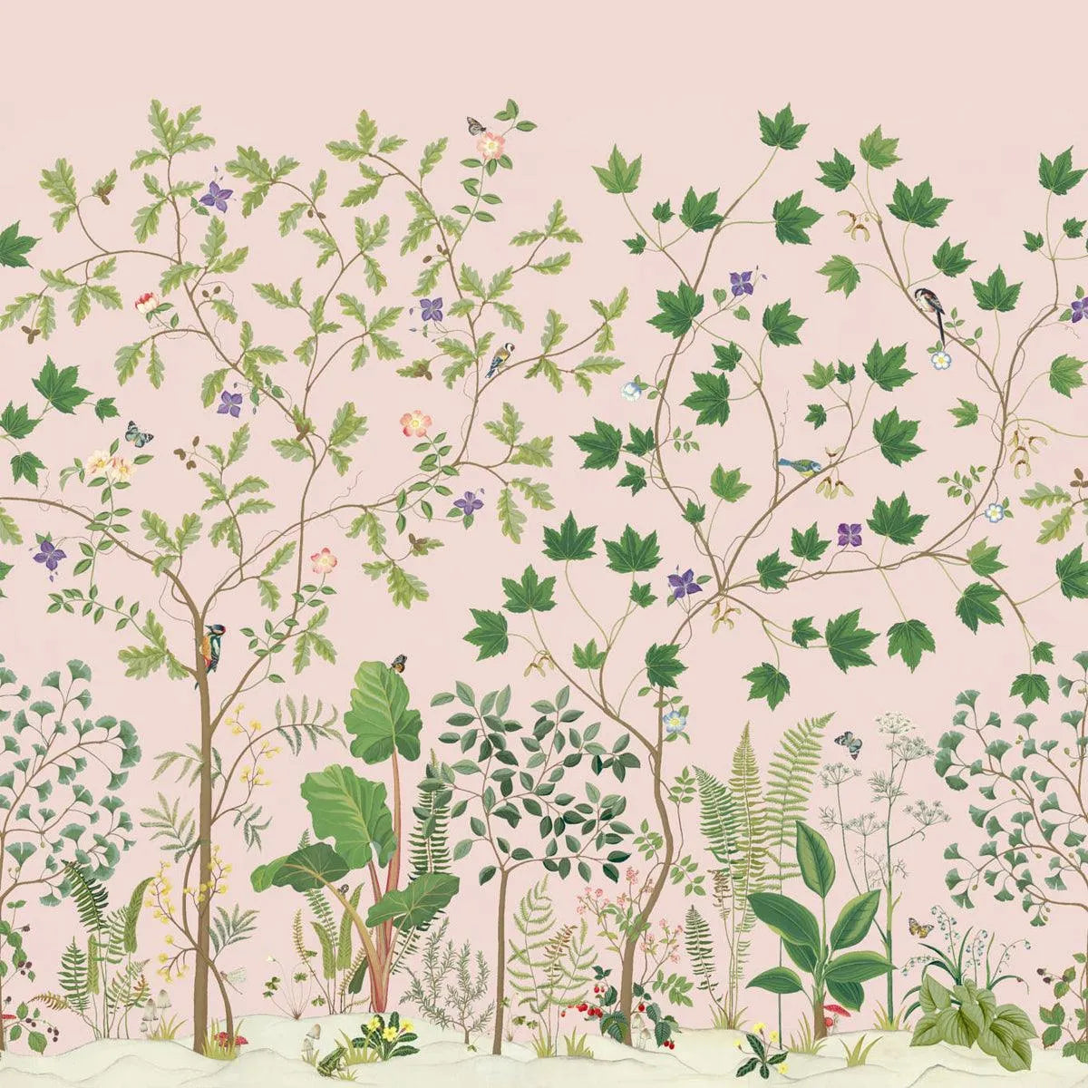 Sycamore and Oak Wallpaper - Sanderson