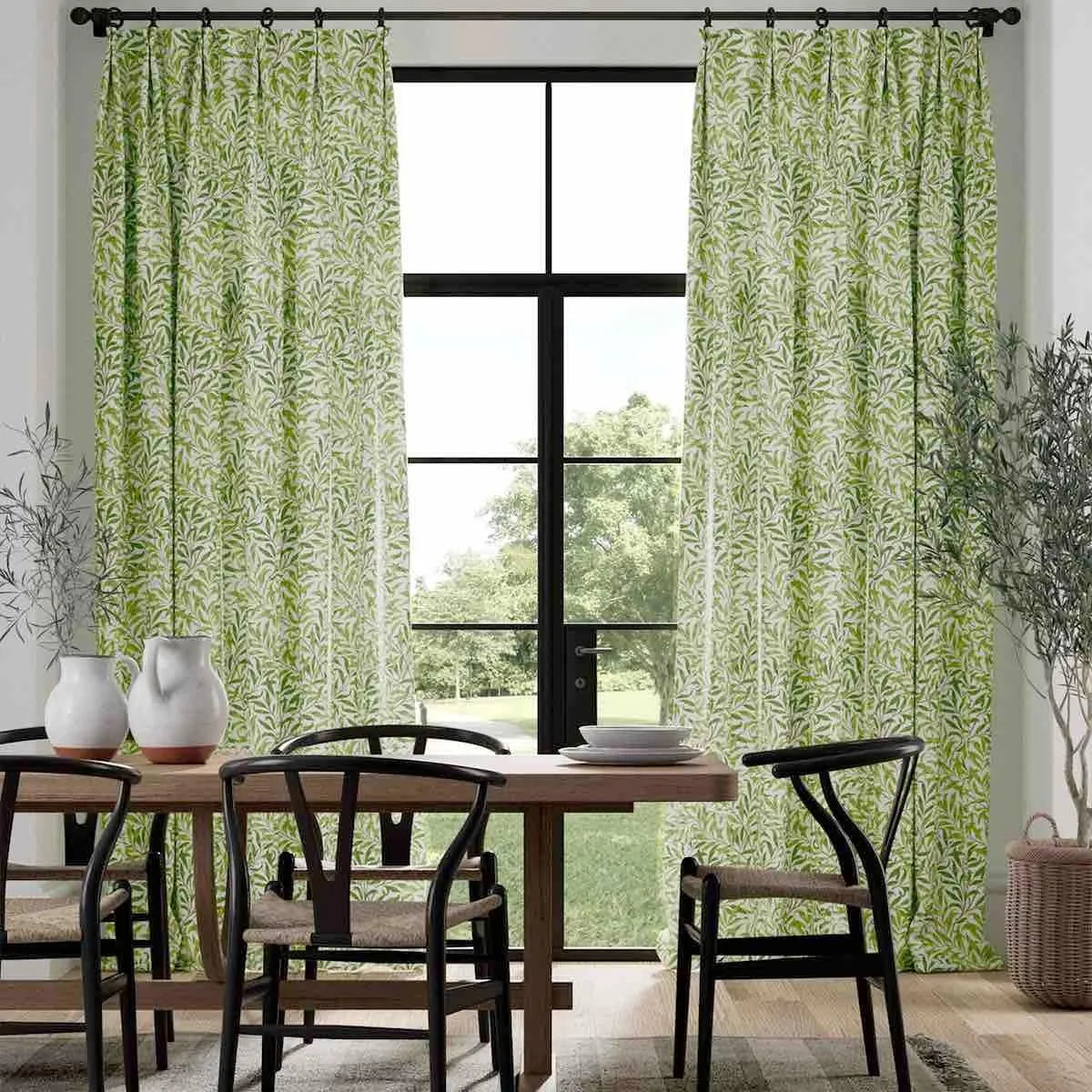 Willow Boughs Leaf Green Fabric - Morris & Co